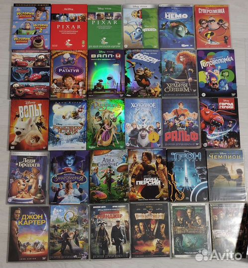 Disney, Pixar и Marvel на DVD