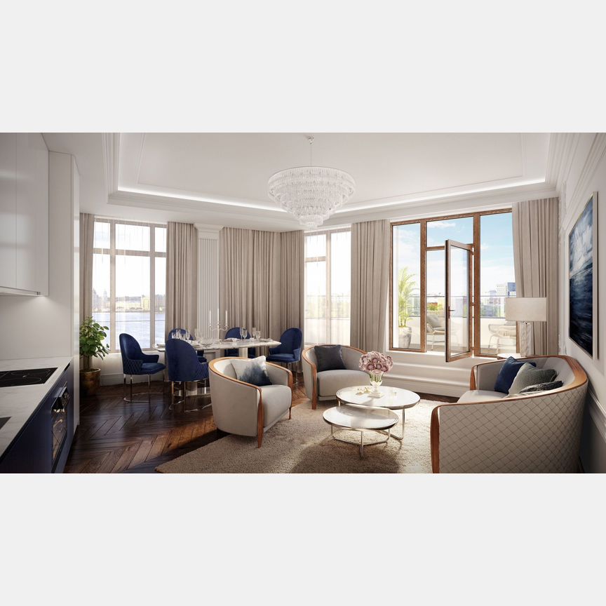 1-к. квартира, 45,5 м², 3/8 эт.