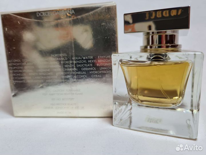 Туалетная вода Dolce gabbana leau the one 75 ml