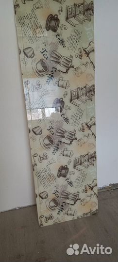 Фартук для кухни стеклянный