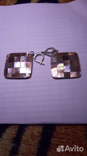 Серьги серебро 925