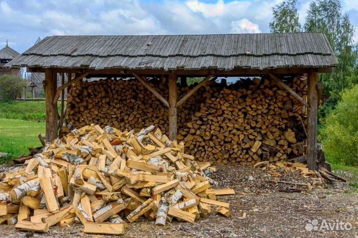 Дрова в сетках