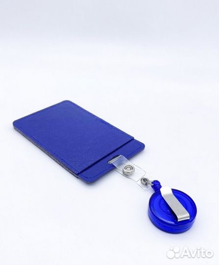 Бейдж синий