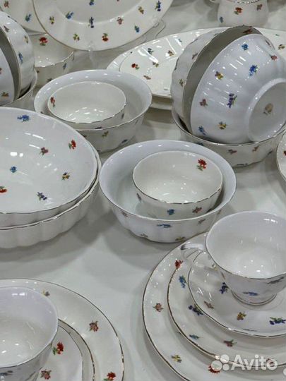 Столовый сервиз Полевые цветы 6 персон