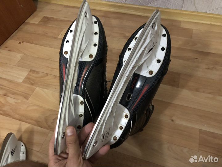Коньки CCM Jetspeed ft 380 и новые стаканы