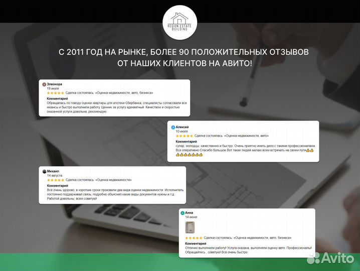 Оценка недвижимости, авто, бизнеса