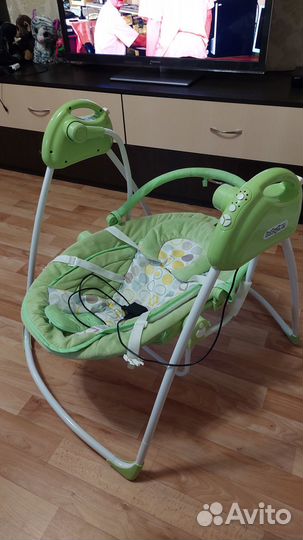 Детские качели шезлонг