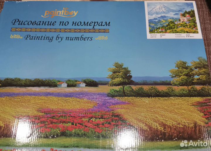 Картина по номерам новая