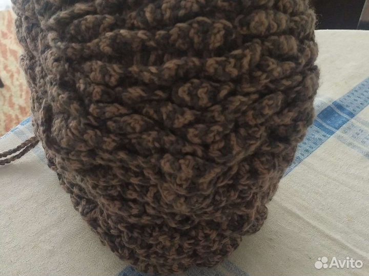 Глубокая шапка капюшон сова