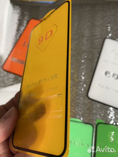 Защитные стекла 9-11 D iPhone 11 /XR
