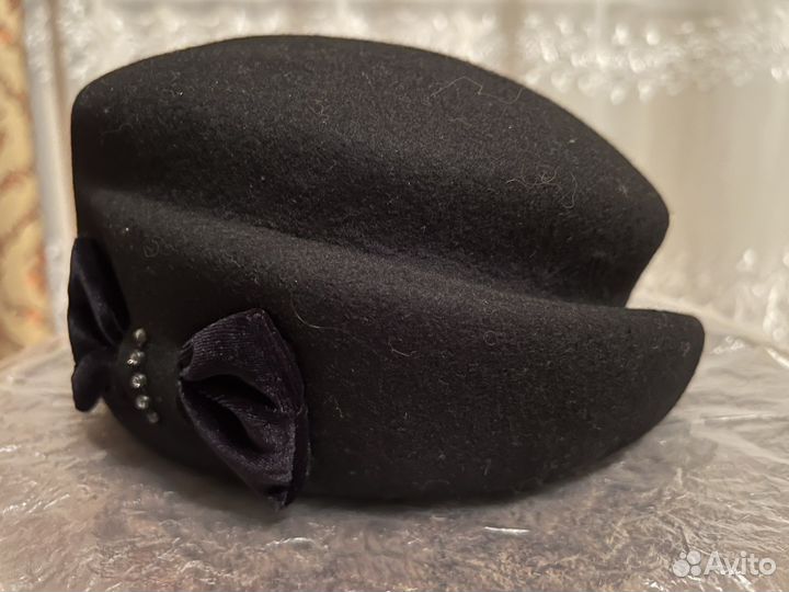 Шляпка женская фетровая