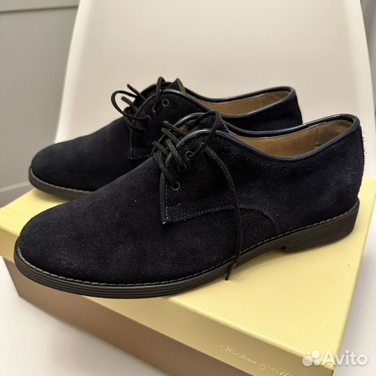 Ботинки замшевые