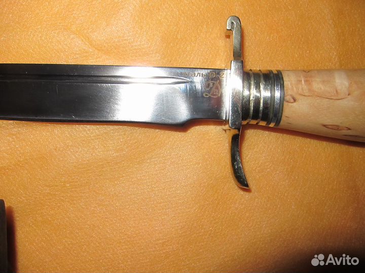 Сталь D 2 нож Финка нквд-2 ручная ковка Premium