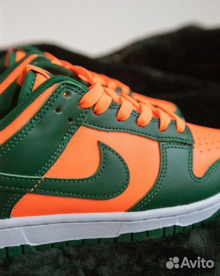 Кроссовки Nike Dunk Low Retro Miami Hurricanes