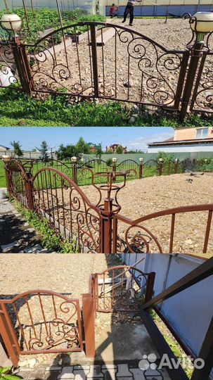 Ворота кованые