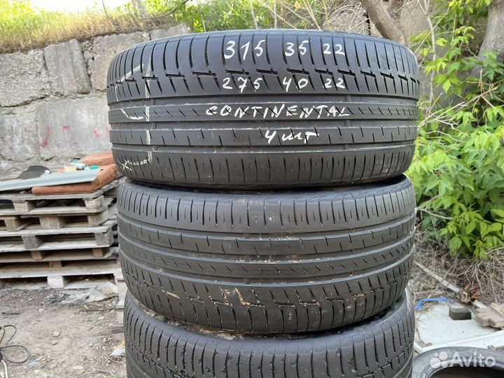 Continental ComfortContact - 6 275/40 R22 и 315/35 R22