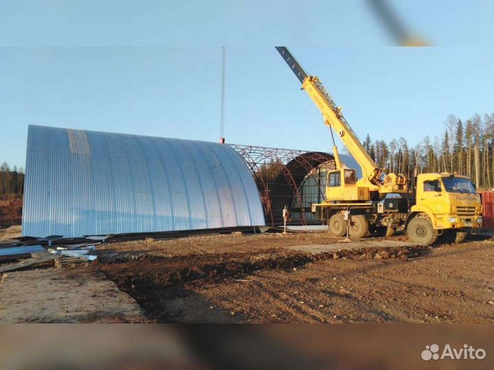 Ангар 15х39м. / Зернохранилище Тип А