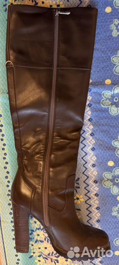 Сапоги женские 38 размер натуральная кожа