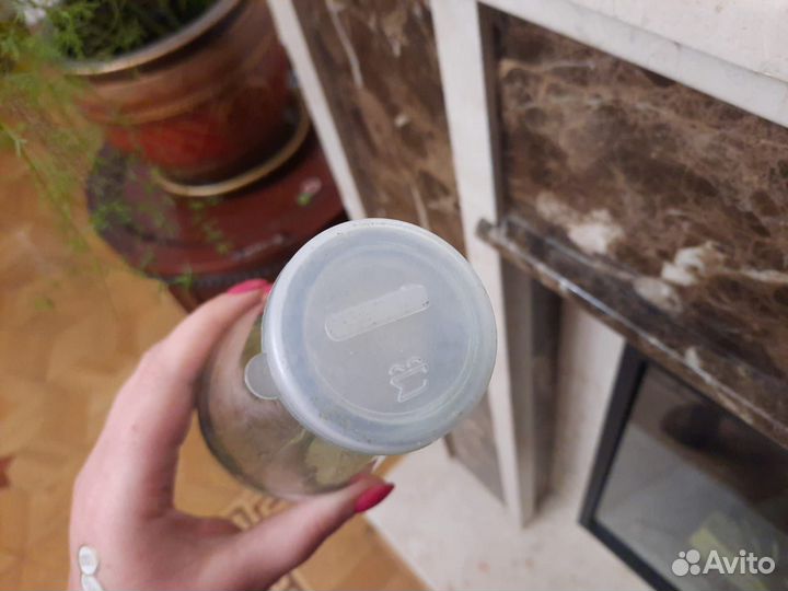 Молочная бутылка СССР с крышкой