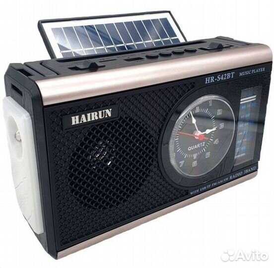 Радио-колонка аккумуляторное с солнечной батареей