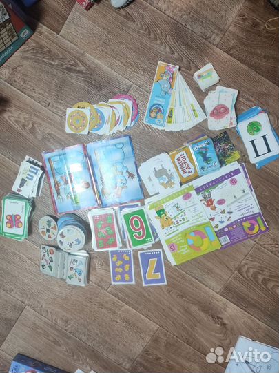 Развивающие карточки и игры пакетом