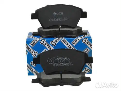 987 000B-SX колодки дисковые п. с антискр. пл.\