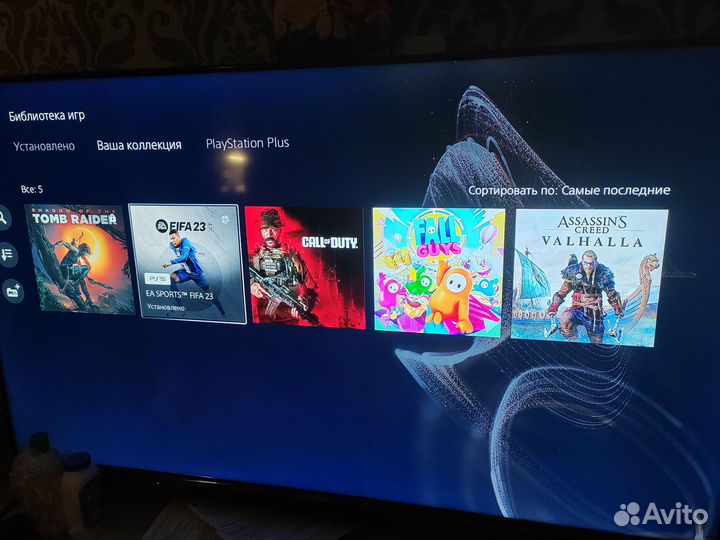 Playstation 5 + 2 геймпада + игры