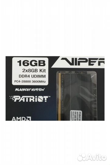 Оперативная память Patriot viper 4 blackout