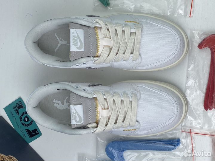 Union LA X Air Jordan 1 KO Low White Neutral Grey