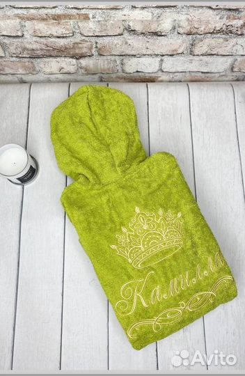 Халат женский махровый