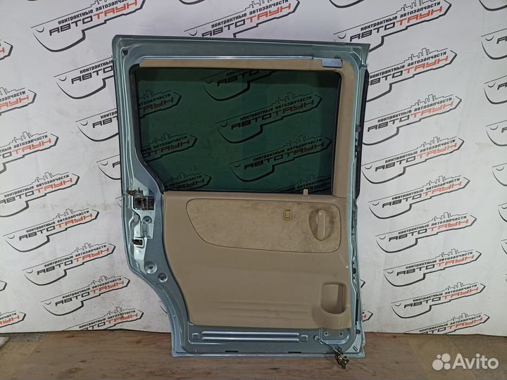 Дверь mazda MPV LW3W LW5W lwew lwfw LC6273031E задняя левая сдвижная голубой, 24B XA5629