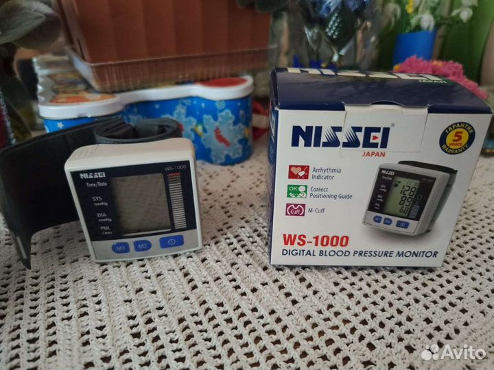 Тонометр на запястье nissei ws-1000