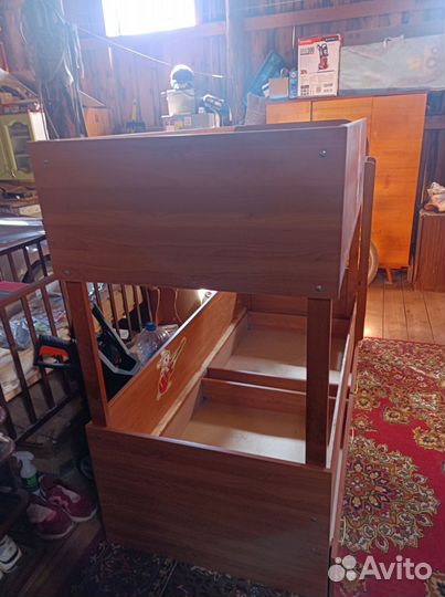 Детская двухярусная кровать бу