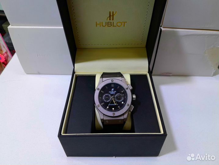 Часы мужские механические с автоподзаводом hublot