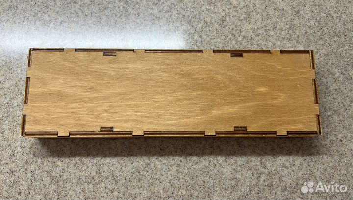 Коробка деревянная для галстука подарочная