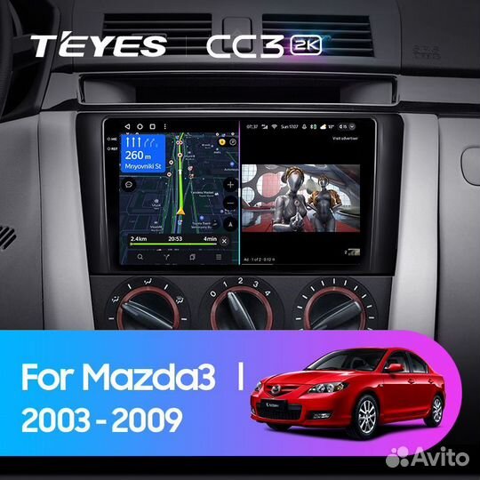 Автомагнитола Mazda 3 BK Teyes CC3 2k 4/32гб