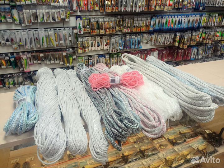 Бельевые и рыболовные веревки