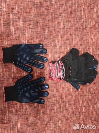 Мешки, перчатки хб с пвх (первый и второй сорт)