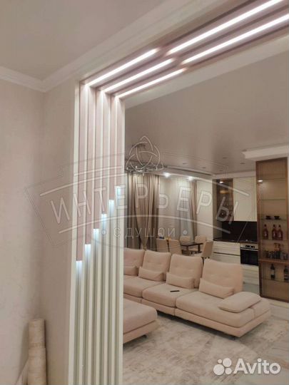 Шпонированные рейки на стену