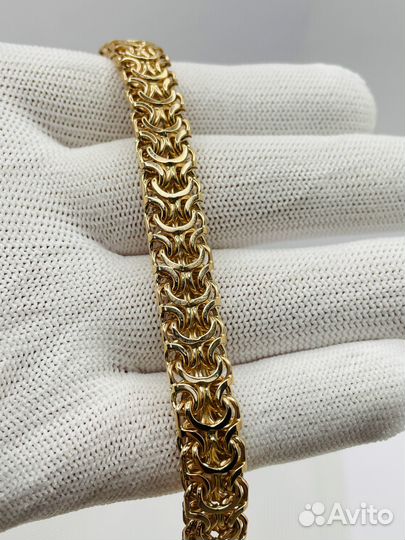 Мужской золотой браслет рамзес