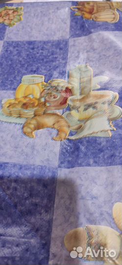 Скатерть клеенка на круглый стол новая