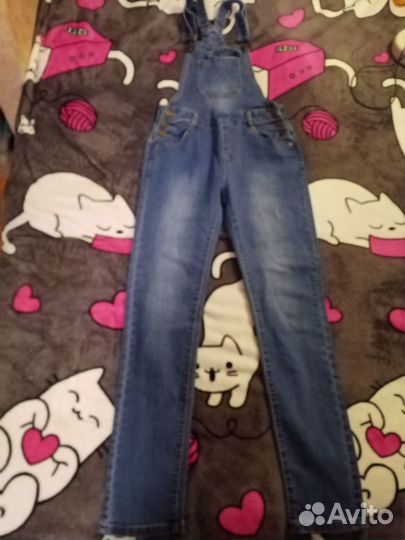 Комбинезон джинсовый для девочки
