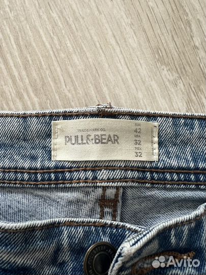 Шорты джинсовые мужские pull and bear