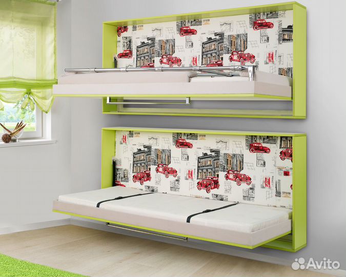 Детская кровать трансформер с диваном