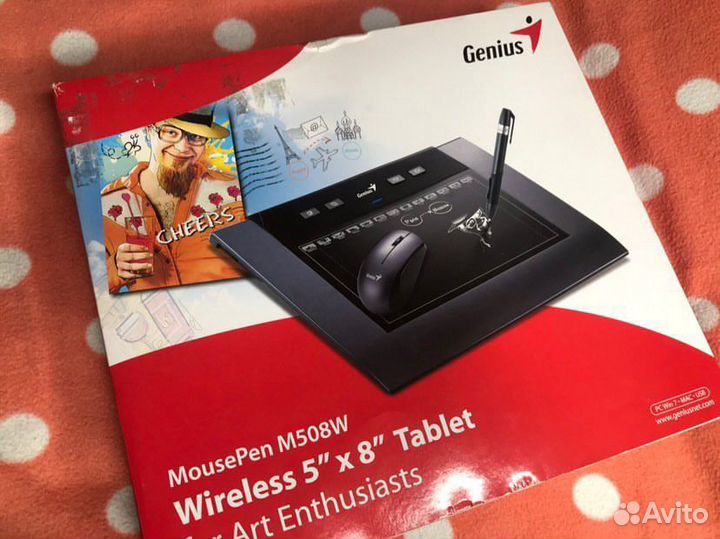 Планшет для рисования со стилусом