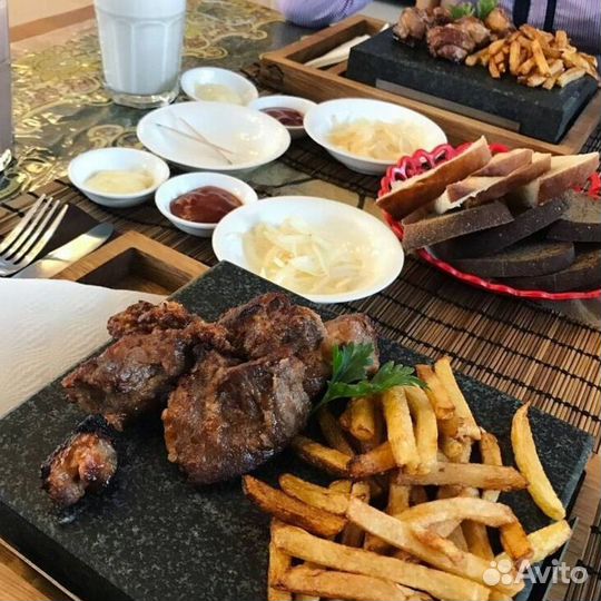 Вулканический камень для жарки