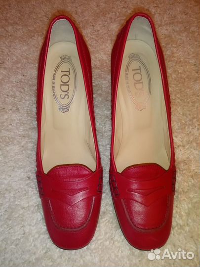 Туфли женские Tods 38 размер натуральная кожа
