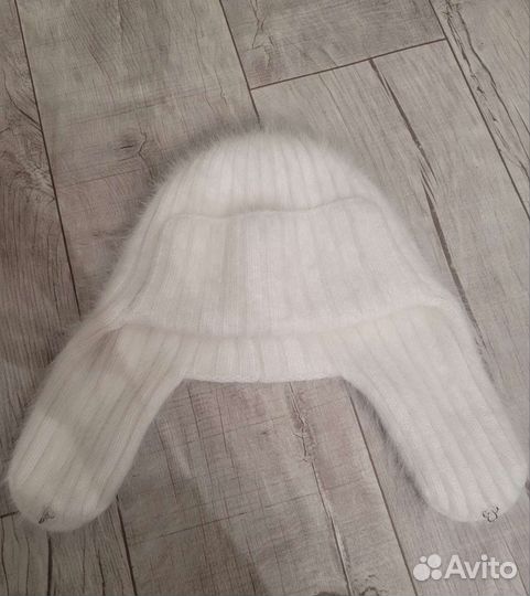 Новая шапка ушанка женская из ангоры