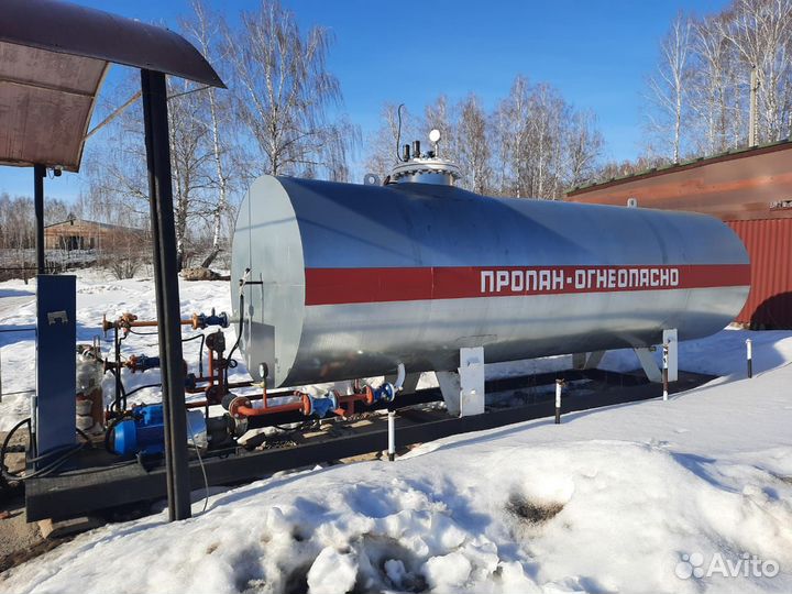 Газовая заправка АГЗС-М, Газовая бочка ппс