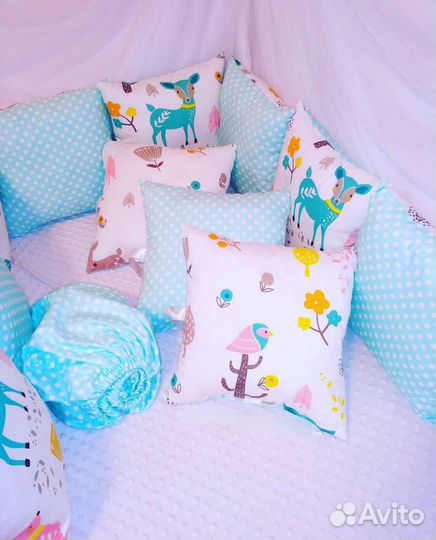 Бортики в кроватку